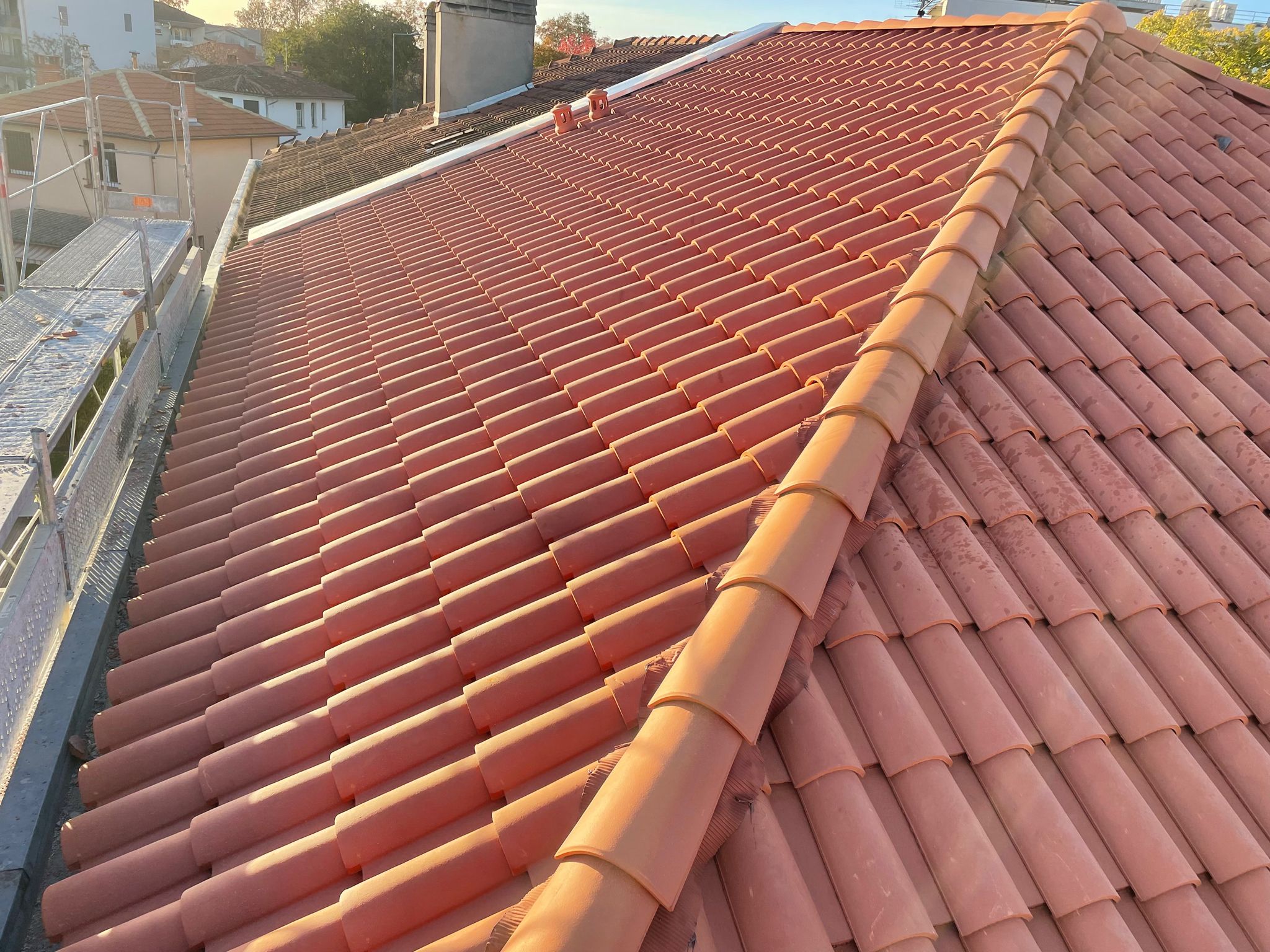 Rénovation de toiture en tuiles