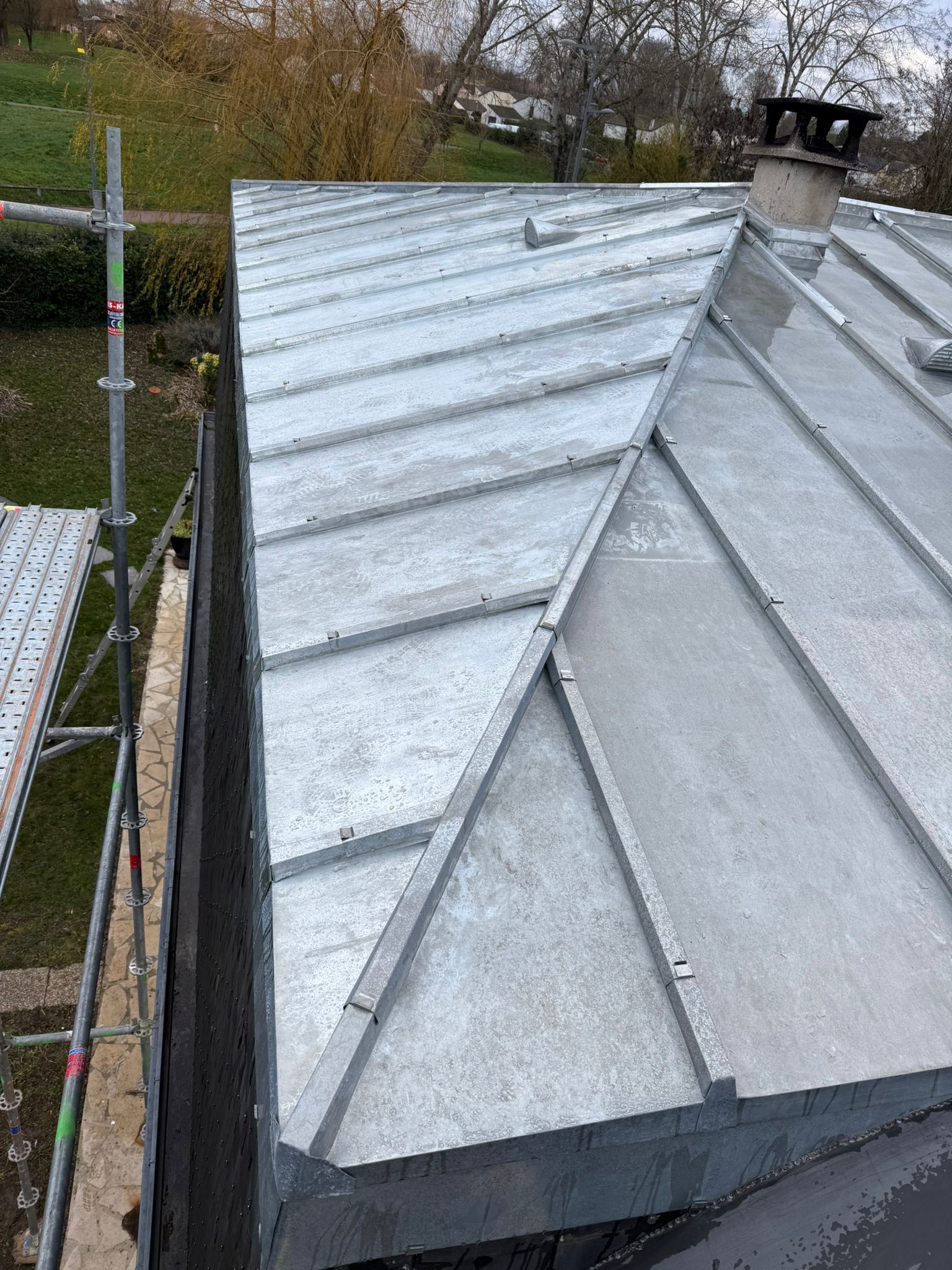 Travaux de zinguerie